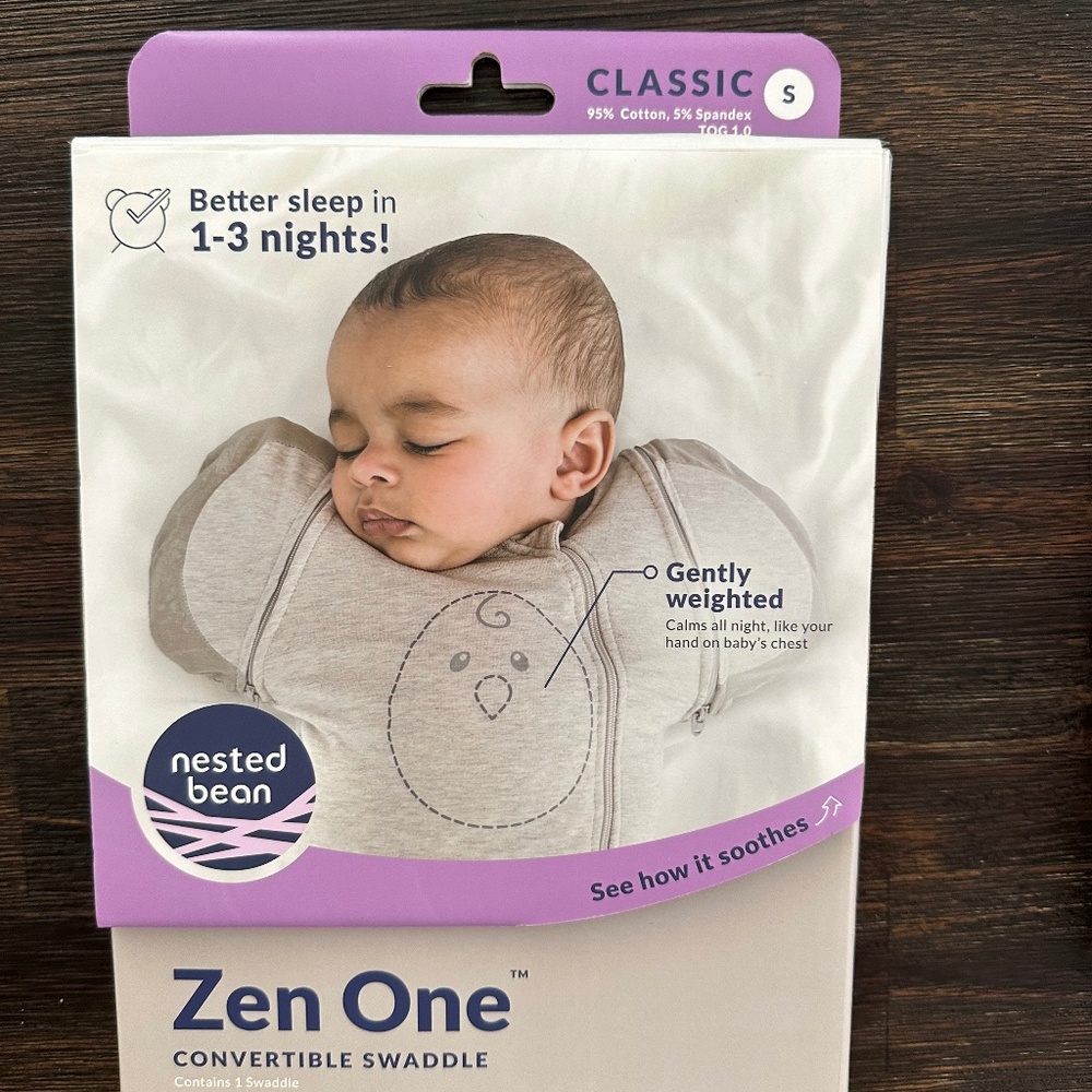 Swaddle blanket ,gently weighted